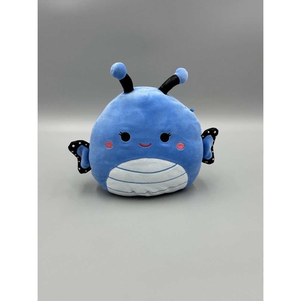 Kellytoy Squishmallows Waverly The Blue Butterfly Plush 7 Inch Stuffed Animal